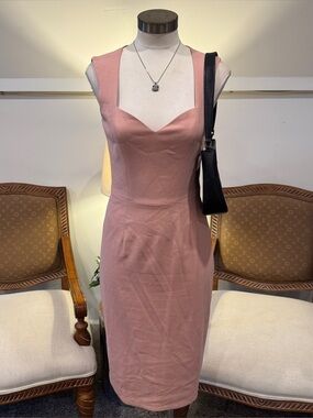 NWOT Dress The Population Pink Midi Dress, Size S